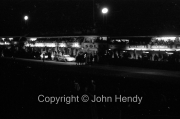 Corvette in the pits at night - #4 Chevrolet Corvette - Leon Lilley and Fred Gamble