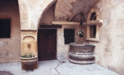 Courtyard and well