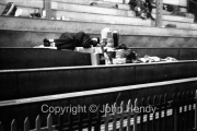 People asleep in the stand