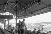 A young lady in the stand