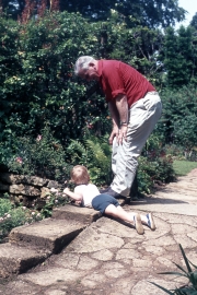 DAVID AND SYD AT HIDCOTE