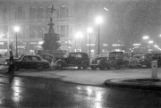 Snow at Piccadilly Circus