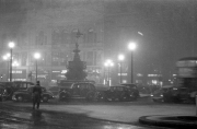 Snow at Piccadilly Circus