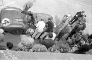 Aston Martin pit stop, more investigation #4 Aston Martin DBR1/300 (Roy Salvadori and Tony Maggs)