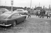 Aston Martin DB4 in the car park