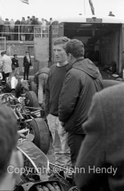 Driver in the paddock