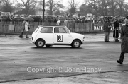 Touring Cars - #8 Morris Mini Cooper (Liz Jones) in the paddock