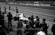 F1 - #33 Yardley McLaren-Cosworth (Mike Hailwood) leaving the pits