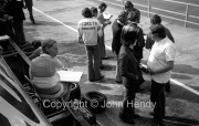 Hesketh pits, with Lord Hesketh