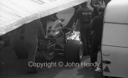 F1 - #9 BRM P160 (Francois Mignault) in the paddock