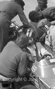 Formula Atlantic car in the pits