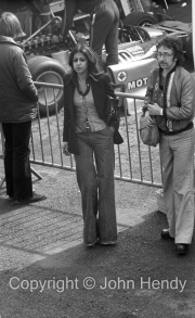 Lady in the paddock