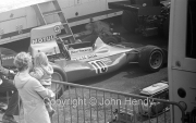 F1 - #10 BRM P260 (Henri Pescarolo) in the paddock