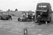 Formula Junior car in the paddock