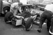 Formula Junior - #40 Elva 200 - BMC (George Naylor) with the engine exposed