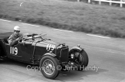 #119 Aston Martin Le Mans 1495cc, WB Fowler