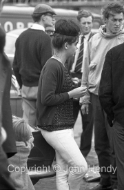 Lady in the paddock