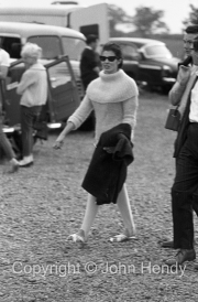 Lady in the paddock