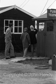 Spectators in the paddock