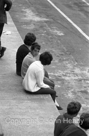 Ladies on the pit wall