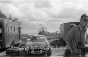 Ferrari 250GT (circa 1955) in the paddock