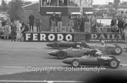Formula Libre grid - #133 Lotus 1100cc (L.Gibbs), #120 Gilbey 1498cc (I.Raby)