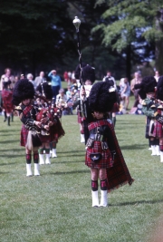 Highland pipe band