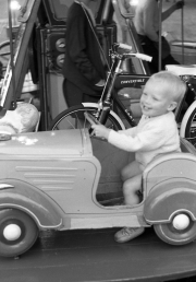 David at the funfair