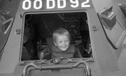 Simon in a tank