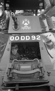 Simon in a tank