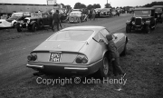 Ferrari with Simon peering in