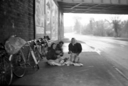 Sheltering from the rain