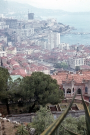 Monaco from the Jardin Exotique