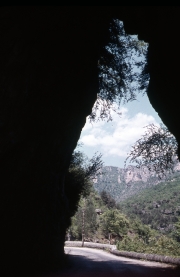 Gorges du Tarn, road tunnel