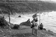 Looking over the beach