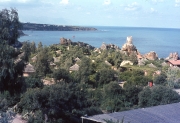 Club Med village and the tower