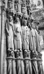 Statues at Cathedral Door