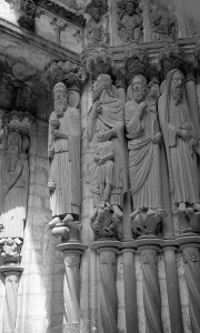 Statues at Cathedral Door