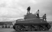 John Examining A Tank