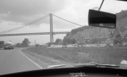 Approaching Pont de Tancarville