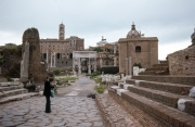 Looking back to The Capitol from The Forum