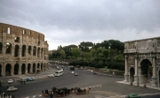The Coliseum and Arch of Titus