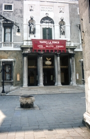 Front of the Fenice Theatre