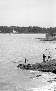 Fishing at Point St Gilles