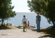 Walking down to the beach