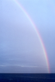 Rainbow over the sea