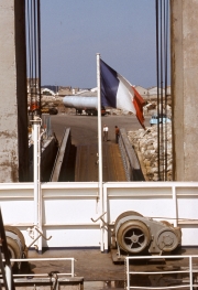 View from the stern of the ferry