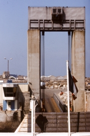 View from the stern of the ferry