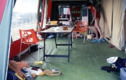 Tent interior