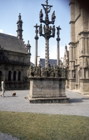 St Thegonnec Church exterior and cavalry